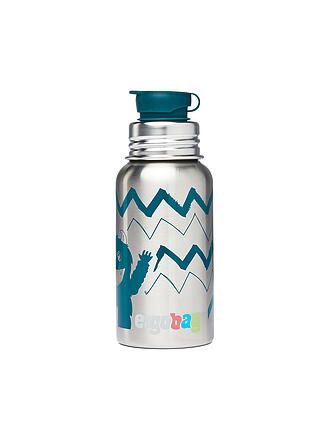 ERGOBAG | Edelstahl Trinklfasche 0,5l Monster | silber