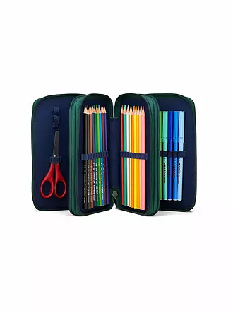 ERGOBAG | Federpenal - Maxi-Mäppchen  BärRex | dunkelgrün