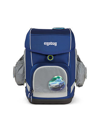 ERGOBAG | Fluo Seitentaschen Zip-Set mit Reflektorstreifen Silber | keine Farbe