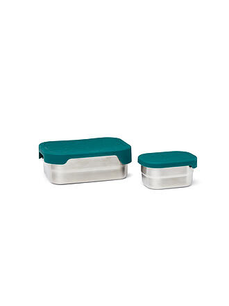 ERGOBAG | Frischhaltedose - Brotdose | silber