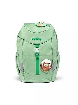 ERGOBAG | Kinder Rucksack Mini Eco Hero - WaldzauBär | hellgrün