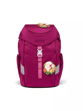 ERGOBAG | Kinder Rucksack Mini Eco Hero - WaldzauBär | beere