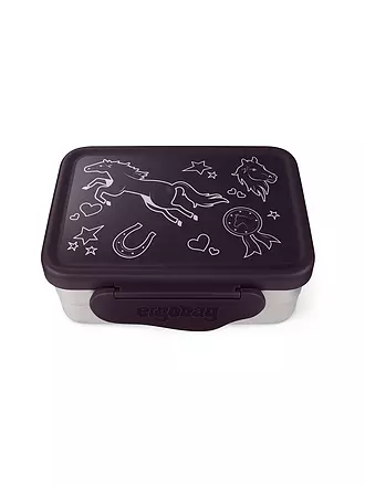 ERGOBAG | Lunchbox Edelstahl Lila | beere