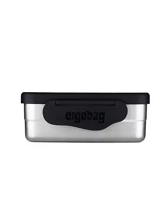 ERGOBAG | Lunchbox Edelstahl schwarz | schwarz