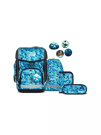 ERGOBAG | Schultasche Set 5tlg CUBO AbtauchBär | blau