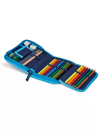ERGOBAG | Schultasche Set 5tlg CUBO Bärdektiv Drei Fragezeichen Kids | schwarz