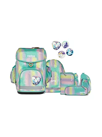 ERGOBAG | Schultasche Set 5tlg CUBO Bärdektiv Drei Fragezeichen Kids | bunt
