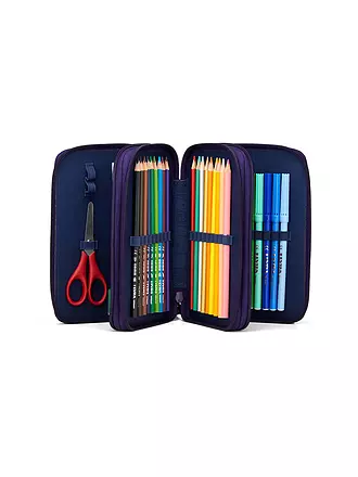 ERGOBAG | Schultasche Set 6tlg Pack MRP Flower Powbär | dunkelblau