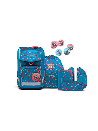 ERGOBAG | Schultaschen Set 5-tlg. Cubo Light - VoltiBär | hellblau