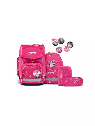 ERGOBAG | Schultaschen Set 5tlg CUBO - BärRex | pink