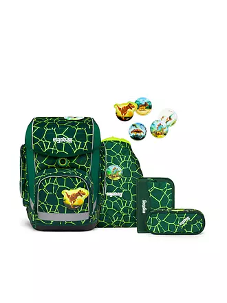ERGOBAG | Schultaschen Set 5tlg CUBO - BärRex | petrol