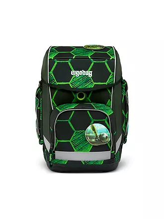ERGOBAG | Schultaschen Set 5tlg CUBO - BärRex | dunkelgrün