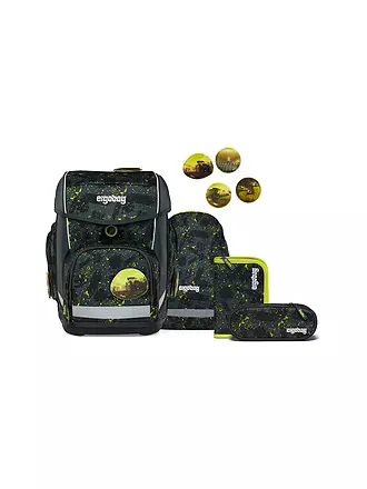 ERGOBAG | Schultaschen Set 5tlg CUBO | schwarz