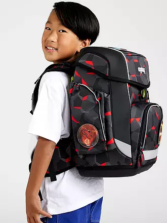 ERGOBAG | Schultaschen Set 5tlg Cubo - TaekBärdo | schwarz