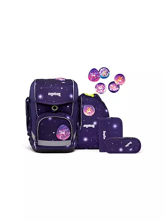 ERGOBAG | Schultaschen Set 5tlg Cubo Bärgasus | lila