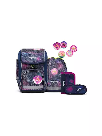 ERGOBAG | Schultaschen Set 5tlg Cubo Bärlaxy | lila
