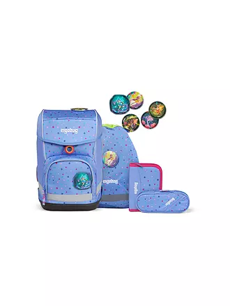 ERGOBAG | Schultaschen Set 5tlg Cubo Bärzaubernd | hellblau
