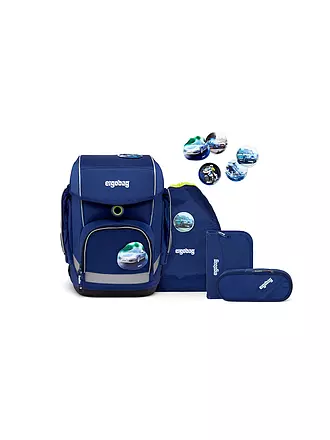 ERGOBAG | Schultaschen Set 5tlg Cubo BlaulichtBär | blau