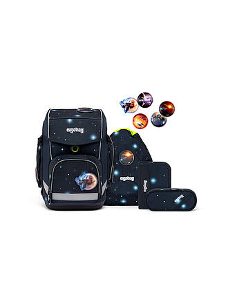 ERGOBAG | Schultaschen Set 5tlg Cubo KoBärnikus | schwarz