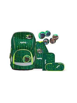 ERGOBAG | Schultaschen Set 5tlg Wide RambazamBär | grün