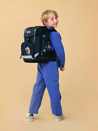 ERGOBAG | Schultaschen Set 6tlg CUBO LIGHT KoBärnikus | dunkelblau