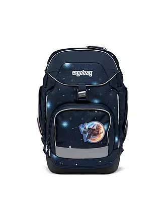 ERGOBAG | Schultaschen Set 6tlg PACK Galaxy Glow RaumfahrBär | dunkelblau