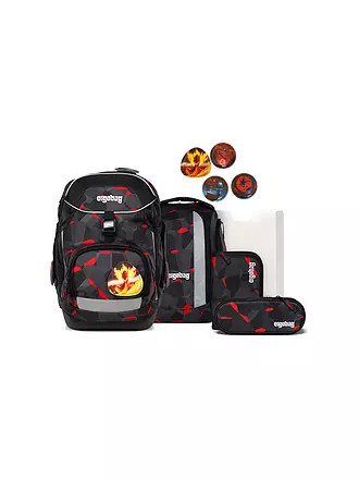 ERGOBAG | Schultaschen Set 6tlg. PACK TaekBärdo | schwarz