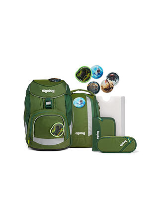ERGOBAG | Schultaschen Set 6tlg. Pack - Grüne MamBär | grün