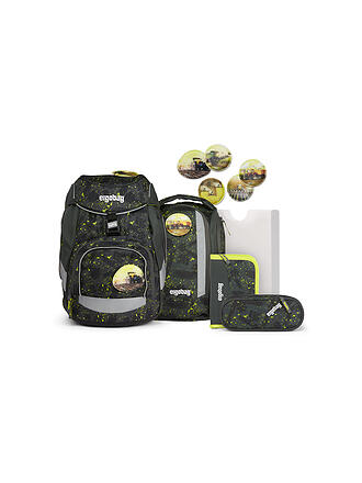 ERGOBAG | Schultaschen Set Pack 6 tlg Mädreschbär | schwarz