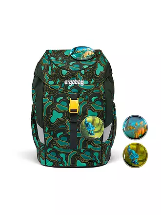 ERGOBAG | Schultaschen set 5tlg CUBO - AlarmBärreitschaft | dunkelgrün