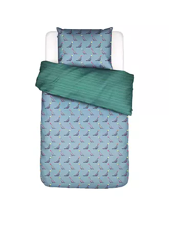 ESSENZA | Perkal Bettwäsche SEAL THE DEAL 70x90cm/140x200cm Fun Blue | dunkelblau