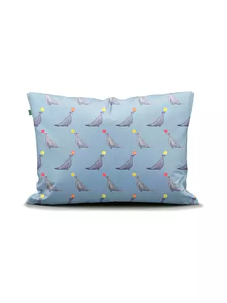 ESSENZA | Perkal Bettwäsche SEAL THE DEAL 70x90cm/140x200cm Fun Blue | dunkelblau
