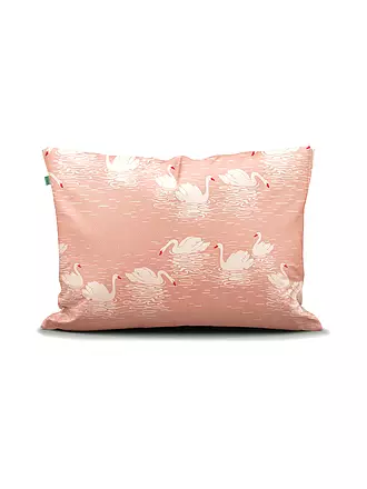 ESSENZA | Perkal Bettwäsche SWAN LAKE 70x90cm/140x200cm Misty Rose | rosa