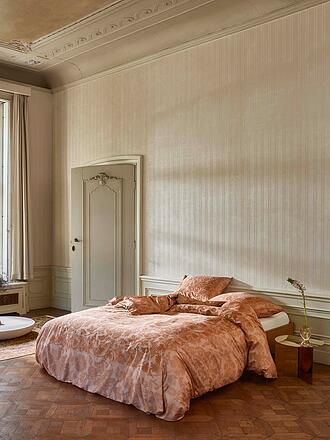 ESSENZA | Satin Bettwäsche 70x90cm / 140x200cm Maere Hazy Blue | rosa