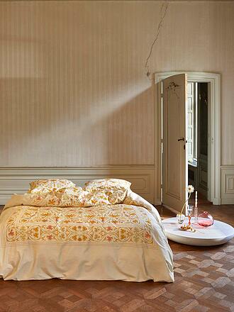 ESSENZA | Satin Bettwäsche 70x90cm / 140x200cm Vicia Yellow Straw | orange