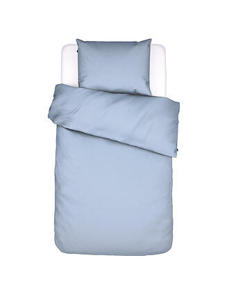 ESSENZA | Satin Bettwäsche 70x90cm/140x200cm Minte Oyster | hellblau