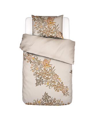 ESSENZA | Satin Bettwäsche AMELIE 70x90cm/140x200cm Midnight Swim | beige