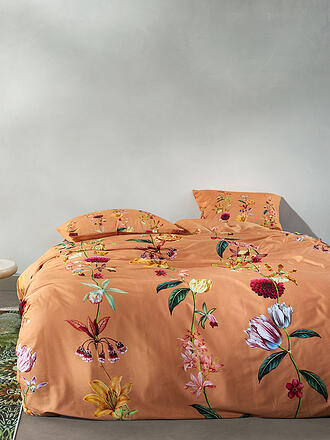 ESSENZA | Satin Bettwäsche FEDA 70x90cm/140x200cm Bright Terra | Camel