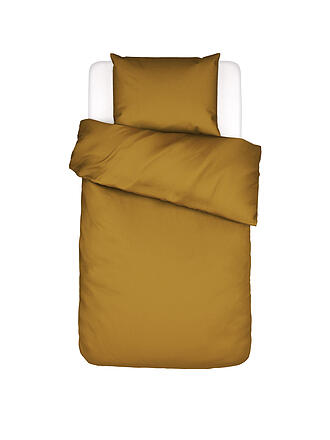 ESSENZA | Satin Bettwäsche Minte 70x90cm / 140x200cm Cafe Noir | olive