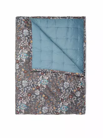 ESSENZA | Tagesdecke - Plaid OPHELIA 135x170cm Midnight Swim | dunkelblau