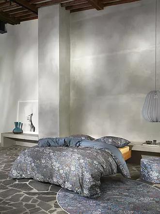 ESSENZA | Tagesdecke - Plaid OPHELIA 135x170cm Midnight Swim | dunkelblau