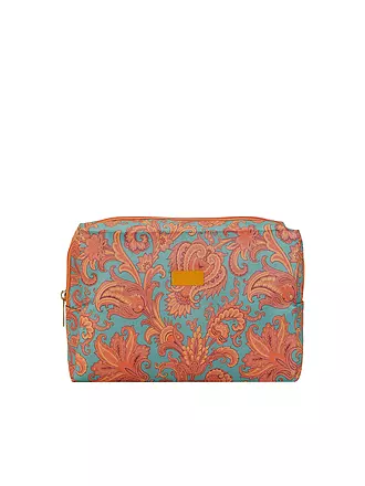 ETRO | Kosmetiktasche (53 Türkis / Camel) | blau