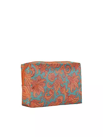 ETRO | Kosmetiktasche (53 Türkis / Camel) | blau