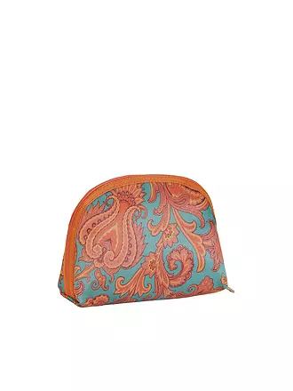ETRO | Kosmetiktasche - Beauty Case (53 Türkis / Camel) | koralle