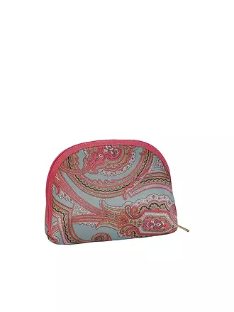 ETRO | Kosmetiktasche - Beauty Case (54 Türkis / Rot) | koralle