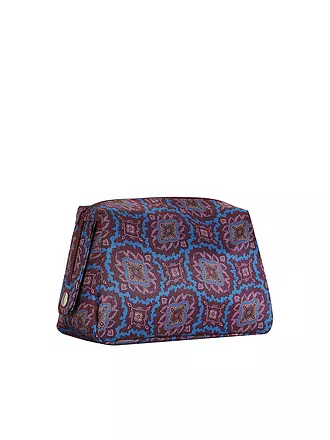 ETRO | Kosmetiktasche - Beauty Case (55 Blau / Braun) | koralle