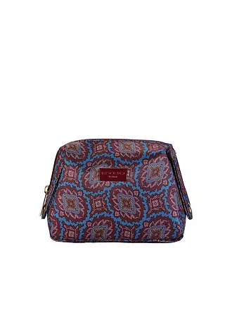 ETRO | Kosmetiktasche - Beauty Case (57 D. Braun / D. Rot) | blau
