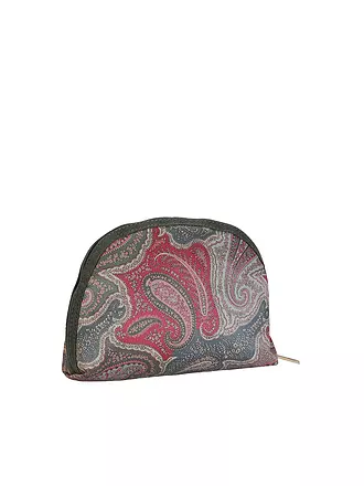 ETRO | Kosmetiktasche - Beauty Case (57 D. Braun / D. Rot) | koralle