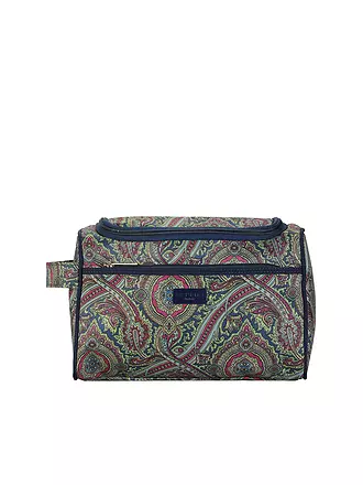 ETRO | Kosmetiktasche - Beauty Case (57 D.Braun / D. Rot) | grün