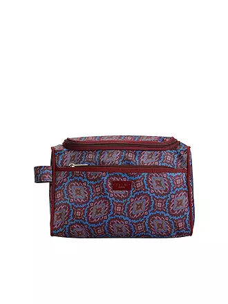 ETRO | Kosmetiktasche - Beauty Case (57 D.Braun / D. Rot) | blau